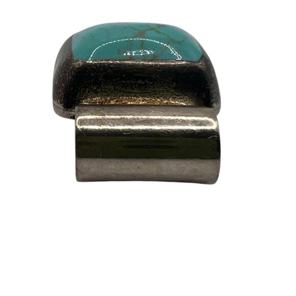 Mexico 925 Turquoise Pendant Lot Sterling Silver Southwestern Boho Artisan VTG - Picture 4 of 13